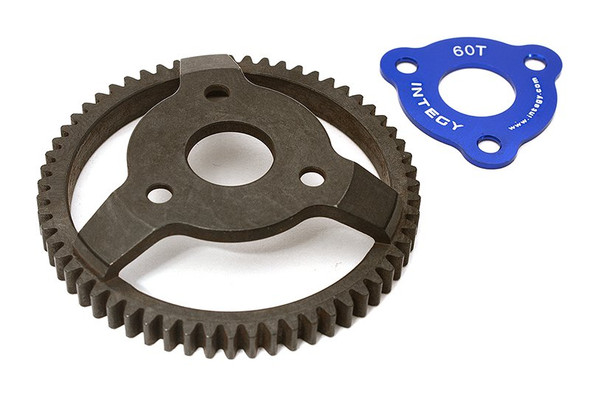 Integy Aluminum 32P 60T Spur Gear : Traxxas Bigfoot 2WD Monster Truck C28444BLUE