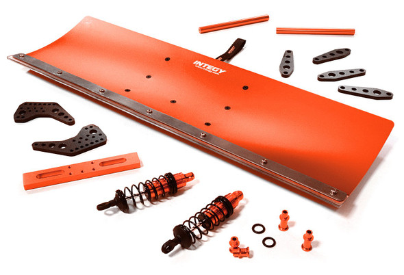 Integy Alloy Machined 500mm Snowplow Kit : Unlimited Desert Racer C28555RED