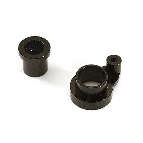 Integy Aluminum Alloy Servo Horn 25T : Traxxas TRX-4 r=9mm C28570BLACK