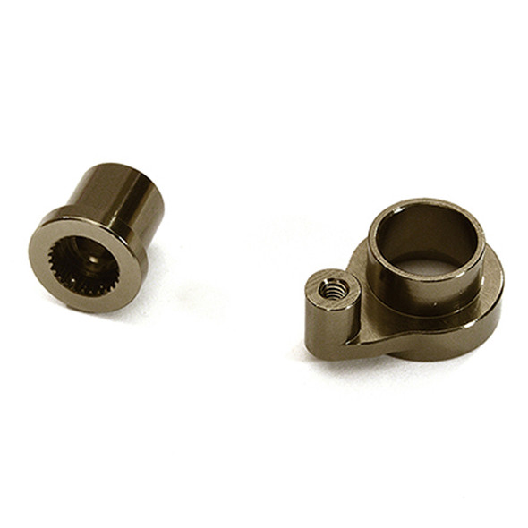 Integy Aluminum Alloy Servo Horn 25T : Traxxas TRX-4 r=9mm C28570GREY