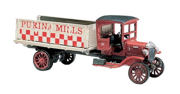 Woodland Scenics Details D218 - Grain Truck 1914 Diamond T - HO Scale Kit