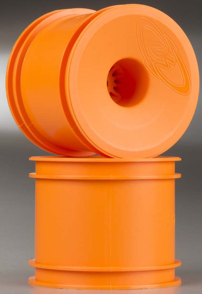DE Racing DER-SST-AO 1/10 Speedline Buggy Wheels / Rims (2) T4.2 Orange