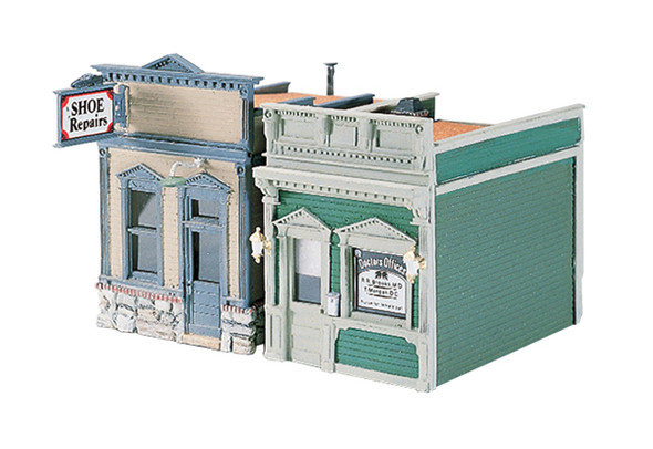 Woodland Scenics Doctor's Office & Shoe Repair Kit HO Model Railroad D224