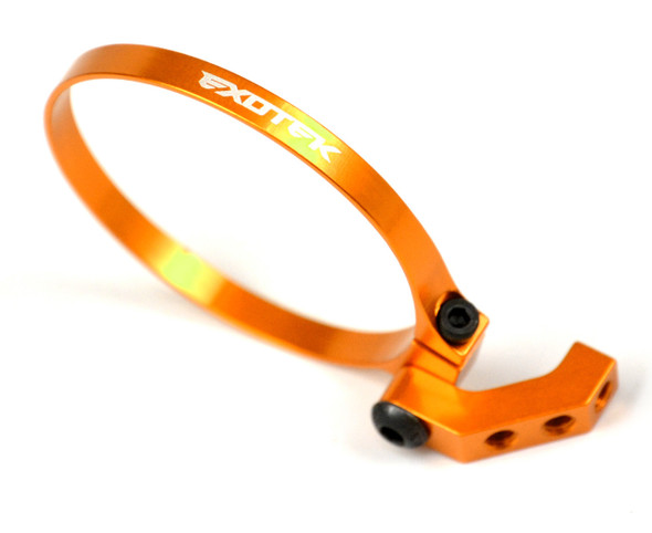 Exotek 1718ORG EXO Fan Mount-Clamp on Set Angled Orange: 1:10 Buggies