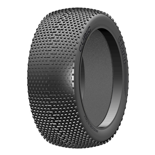 GRP GB03A 1:8 Buggy CUBIC A Soft Donut Tires w/ Insert (2) : Front / Rear
