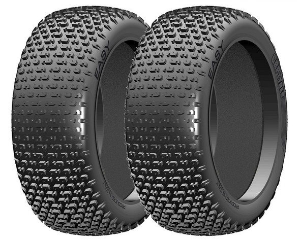 GRP GB07B 1:8 Buggy EASY B Medium Donut Tires w/ Insert (2) : Front / Rear