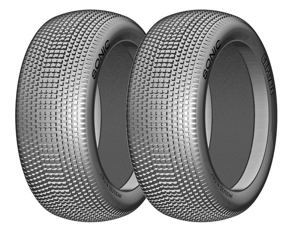 GRP GB09X 1:8 Buggy SONIC X ExtraSoft Donut Tires w/ Insert (2) : Front / Rear