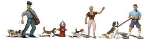 Woodland Scenics People & Pets O Train Figures A2768