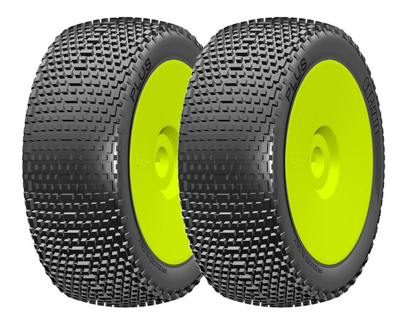GRP GBY11A 1:8 Buggy PLUS A Soft Mounted Tires w/ Yellow Wheel (2) : F/R