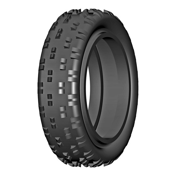 GRP GN10C 1:10 Buggy 2WD BULDOG C Hard Donut Tires NO Insert (2) : Front