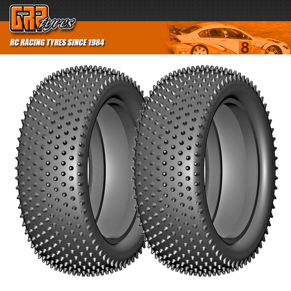 GRP GN20C 1:10 Buggy 4WD CONIC C Hard Donut Tires NO Insert (2) : Front