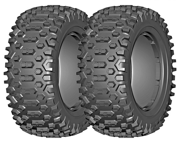 GRP GW96-S5 1:5 SCT CROSS S5 Hard 183mm Donut Tires NO Insert (2) : F/R