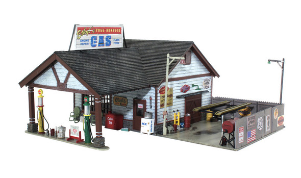 Woodland Scenics Ethyl's Gas / Service O Built and Ready BR5849