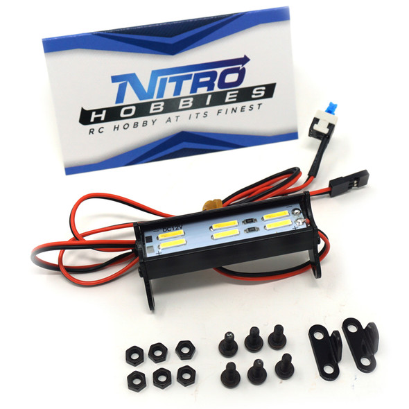 Nitro Hobbies NHX 6 LED 2.1" (52mm) High Voltage RC Aluminum Light Bar Kit