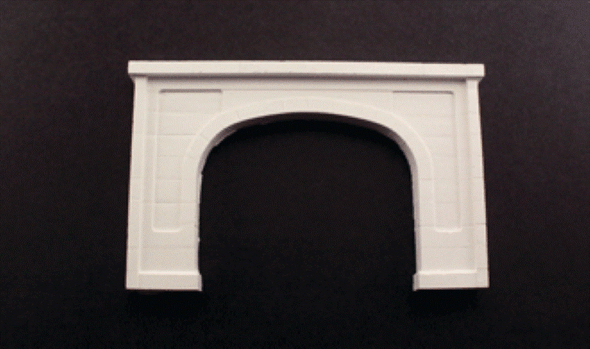 Woodland Scenics HO Scale Tunnel Concrete Double Portal C1256