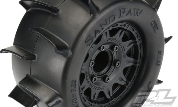 Pro-Line 1186-10 Sand Paw 2.8" All Terrain Tires/Wheels Mounted : Stampede/Rustler 2wd & 4wd Front & Rear