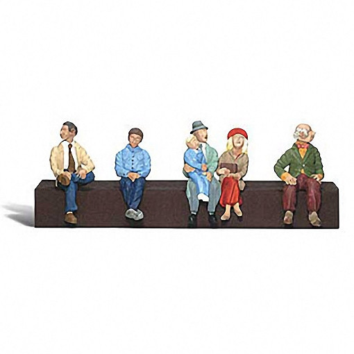 Woodland Scenics Accents Passengers Train Figures O A2731