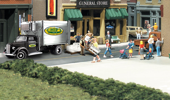 Woodland Scenics Chips Ice Truck HO Railroad Train Figure / Vehicle AS5557