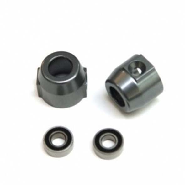 STRC STV334020GM Alum. Rear Lock-outs (1Pr) : Vaterra Ascender Gun Metal STRC STV334020GM Alum. Rear Lock-outs (1Pr) : Vaterra Ascender Gun Metal