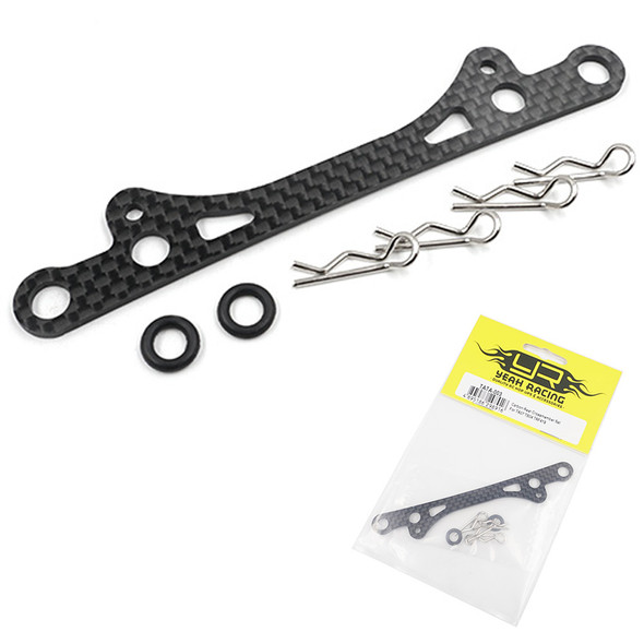 Yeah Racing TATA-003 Graphite Rear Bodypost Stiffener : Tamiya TA07 TB04 TRF419