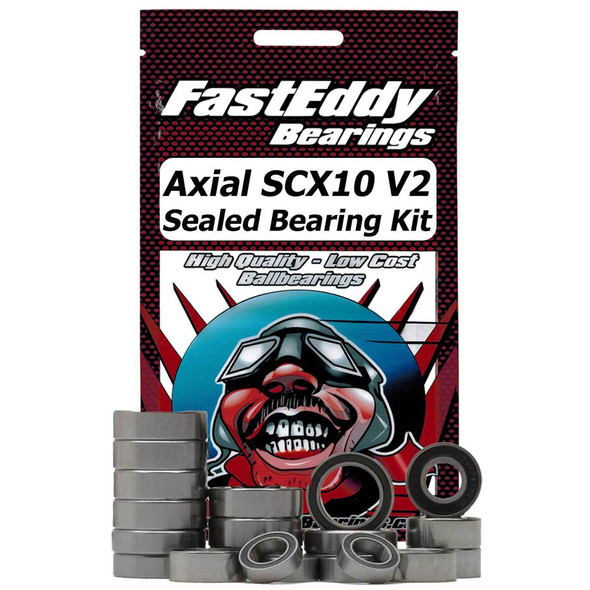 Fast Eddy Bearings TFE4437 Axial SCX10 II (V2) Sealed Bearing Kit