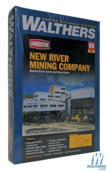 Walthers 933-3017 New River Mining Company Kit : HO Scale