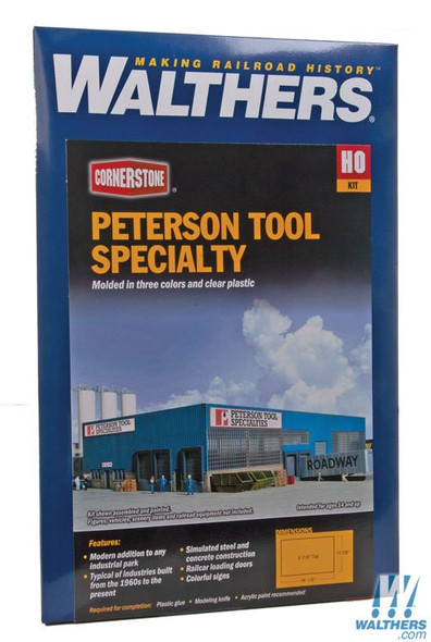 Walthers 933-3091 Peterson Tool Specialties Kit 19-1/8 x 11-7/8 x 3-7/8" : HO Scale