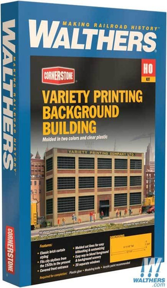 Walthers 933-3161 Variety Printing Background Building Kit : HO Scale