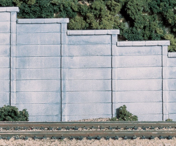 Woodland Scenics Concrete Wing Wall (3) HO C1258