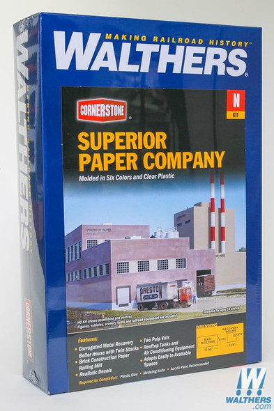 Walthers 933-3237 Superior Paper Company Kit : N Scale