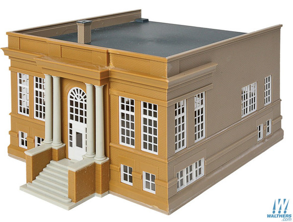 Walthers 933-3493 Public Library Kit - 8-1/2 x 6-1/2 x 4-3/4" : HO Scale Walthers 933-3493 Public Library Kit - 8-1/2 x 6-1/2 x 4-3/4" : HO Scale