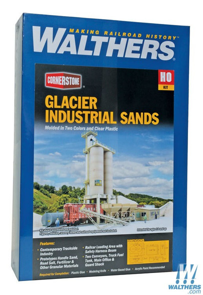Walthers 933-4035 Glacier Industrial Sands Kit : HO Scale