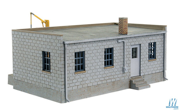 Walthers 933-4047 Prairie Co-Op Elevator Kit  5-1/8 x 7-1/4 x 12" : HO Scale