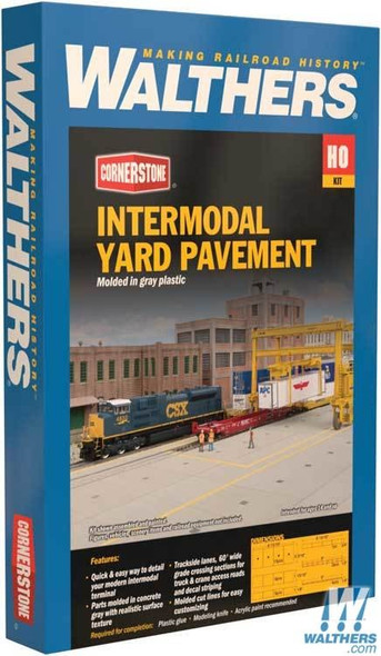 Walthers 933-4120 Intermodal Yard Pavement Kit : HO Scale