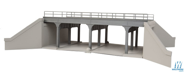 Walthers 933-4561 Urban Steel Overpass Kit : HO Scale