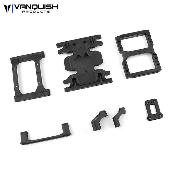 Vanquish VPS10115 Skid Plate and Chassis Braces : VS4-10