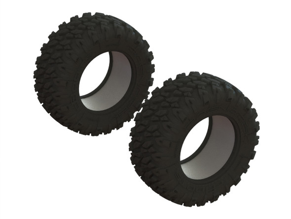 ARRMA AR520051 dBoots Ragnarok MT Tire & Inserts (2) : Bigrock / Granite