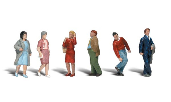 Woodland Scenics People Walking N Train Figures A2210