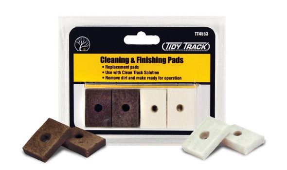 Woodland Scenics Tidy Track Cleaning/Finishing Pads TT4553