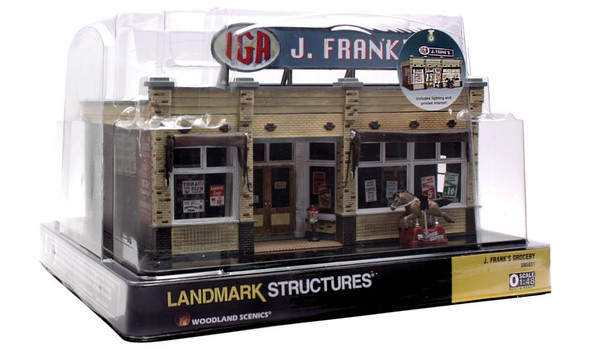 Woodland Scenics J. Frank's Grocery Built-Up - O Scale