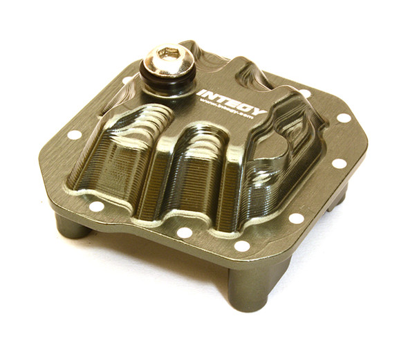 Integy Aluminum Alloy Differential Cover: Axial 1/10 SCX10 II C27141GUN