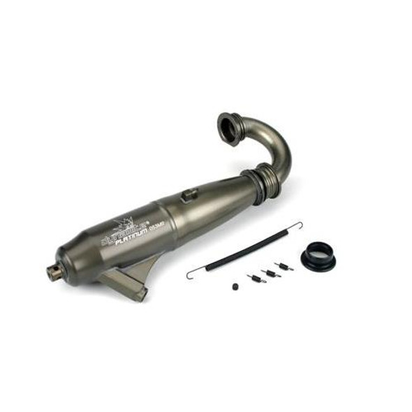 Dynamite DYNP5003 1/8 053 Mid-Range Inline Exhaust System : Hard Anodized