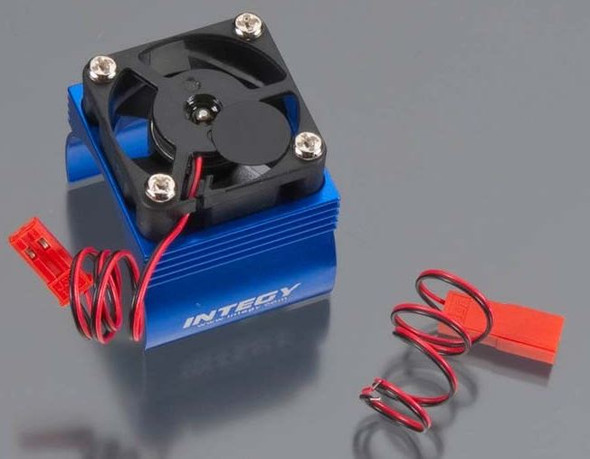 Integy Super Brushless Motor Heatsink+Cooling Fan 540 Size C23140BLUE