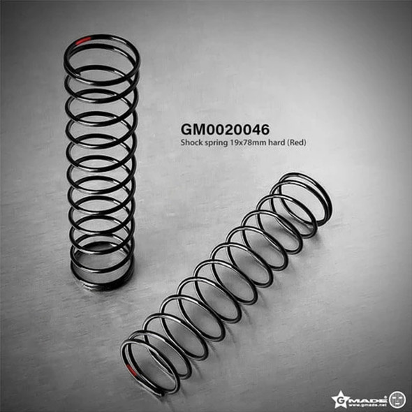 Gmade GM0020046 Hard Shock Spring 19x78mm Red (2)