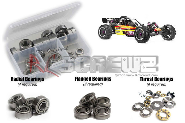 RC Screwz HPI028B HPI Racing Baja 5B RTR Precision Bearing Kit