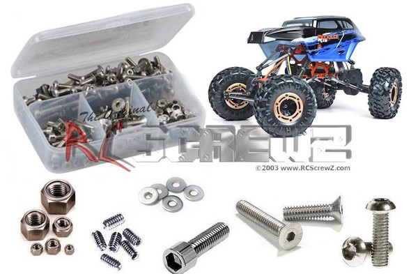 RC Screwz RCR050 RedCat Rockslide RS10 XT Stainless Screw Kit