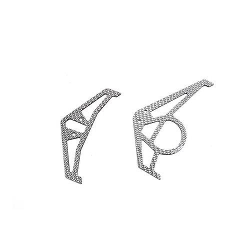 Xtreme Graphite tail fins-SILVER (options for Xtreme tail boom)
