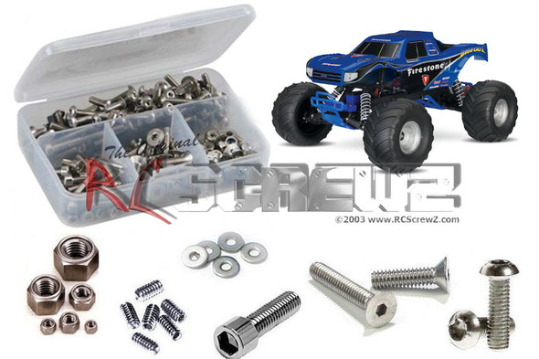 RC Screwz TRA077 Traxxas Bigfoot 2wd 1/10th Stainless Screw Kit