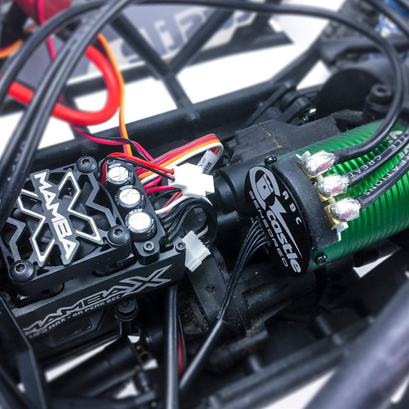Castle Creations Mamba X 1/10 Sensored 25.2V Waterproof ESC & 1406-6900KV Motor