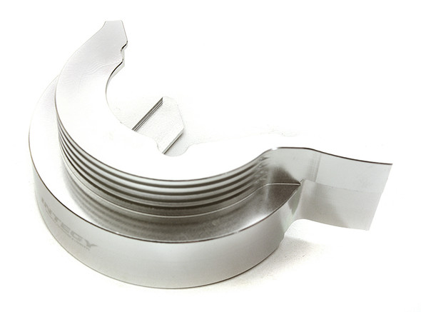 Integy Aluminum Alloy Gear Cover : Traxxas 1/10 E-Revo 2.0 C28813SILVER